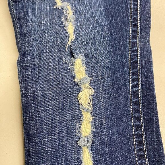 SEVEN7 Women’s Studded‎ Distressed Denim Jeans Size 31 Blue 
Inseam 30” - Picture 4 of 13